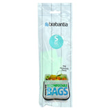 Brabantia perfectfit composteer afvalzakken s 6l 10 stuks