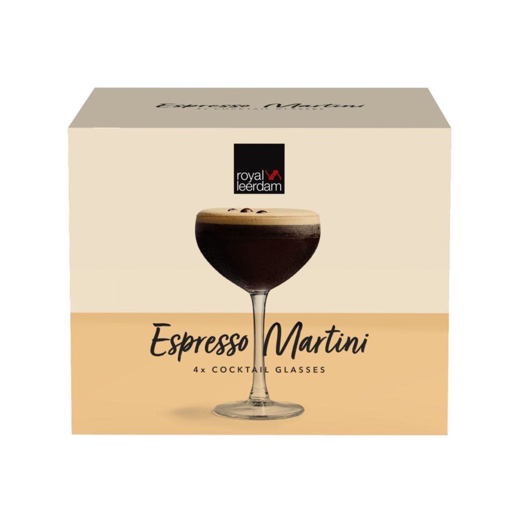 Royal leerdam espresso martini glas set 4
