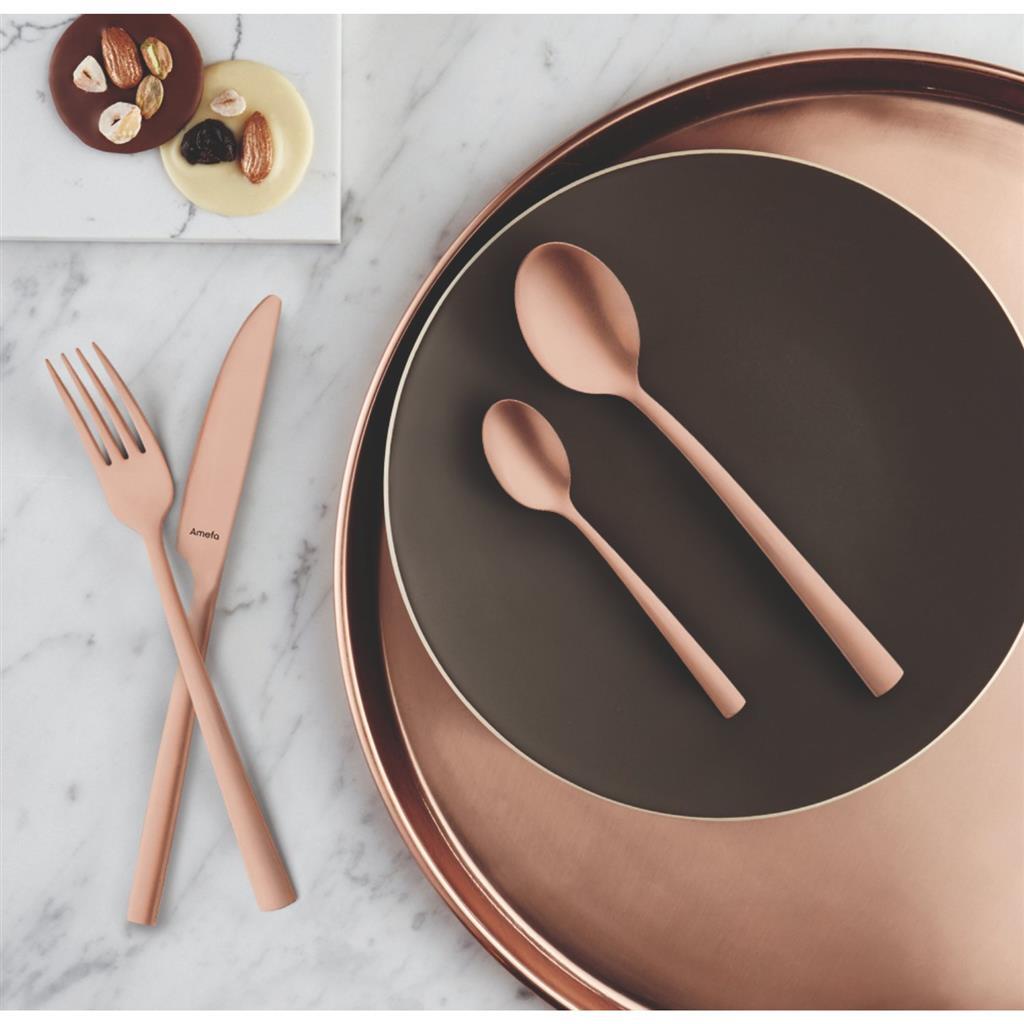 Amefa vintage bestekset 16-delig koper