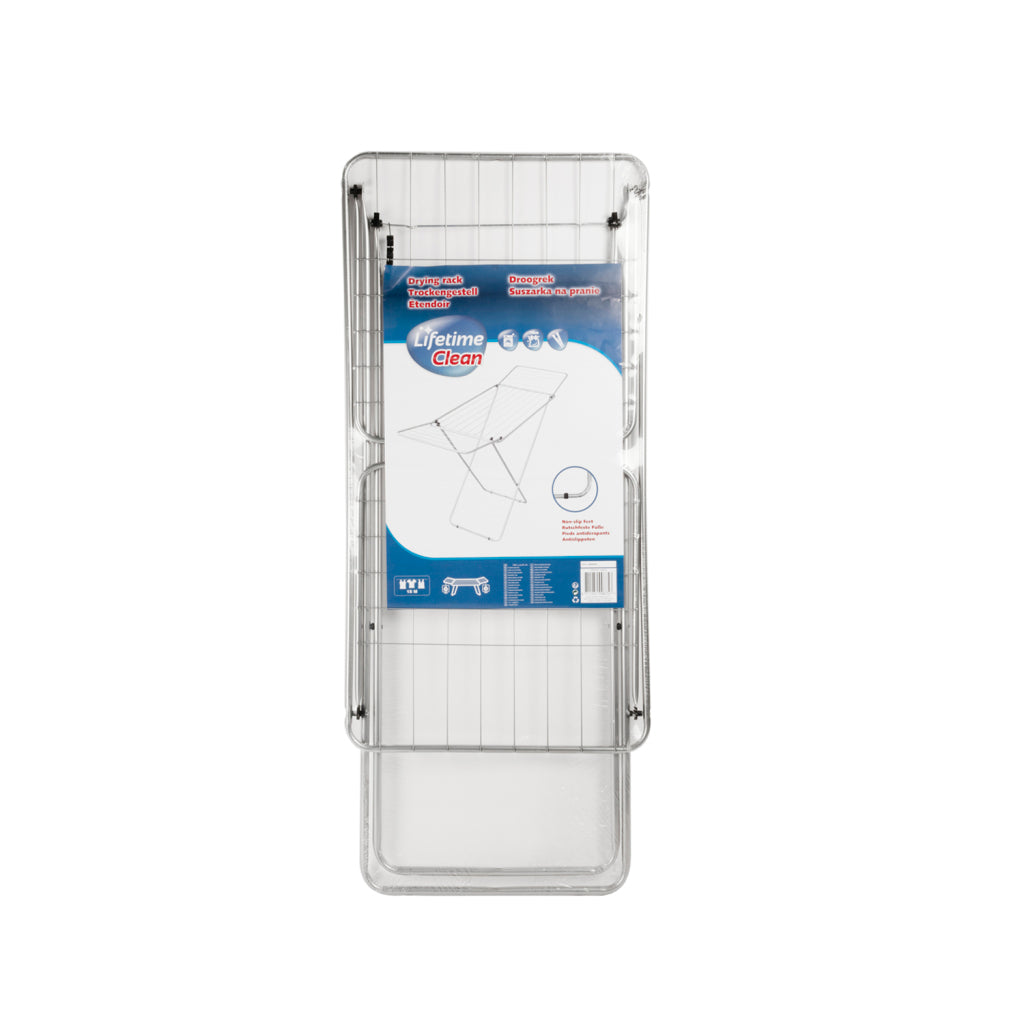 Lifetime clean droogrek met 18 m drooglengte 78x54.5x102 cm zilver