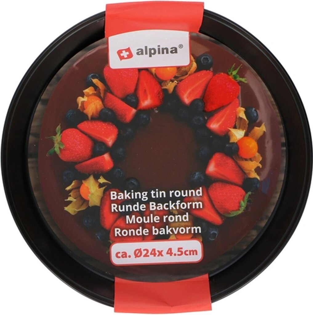 Alpina bakvorm rond, 24x4,5cm