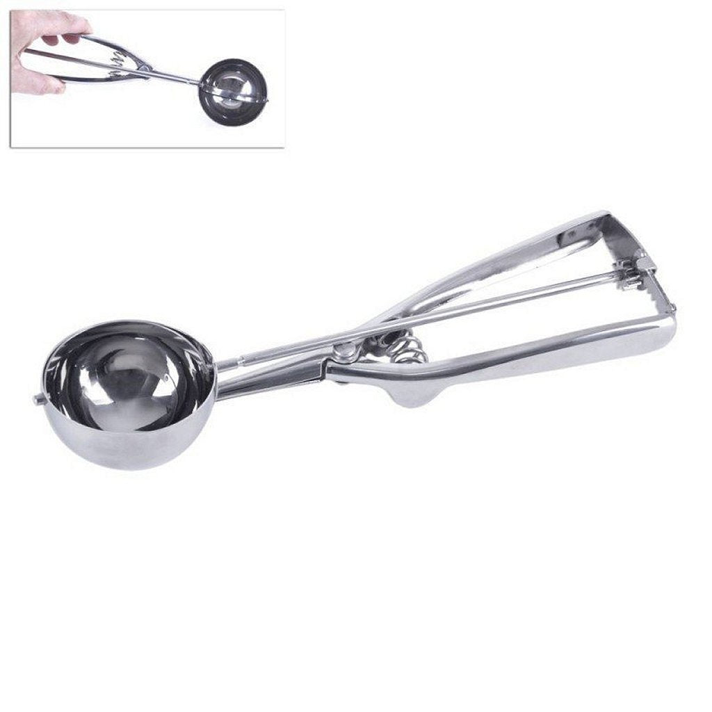 Excellent houseware ijsboltang oliebollenlepel rvs 5,5 cm
