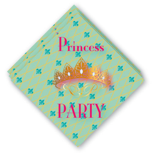Haza witbaard servetten princess party, 20st.