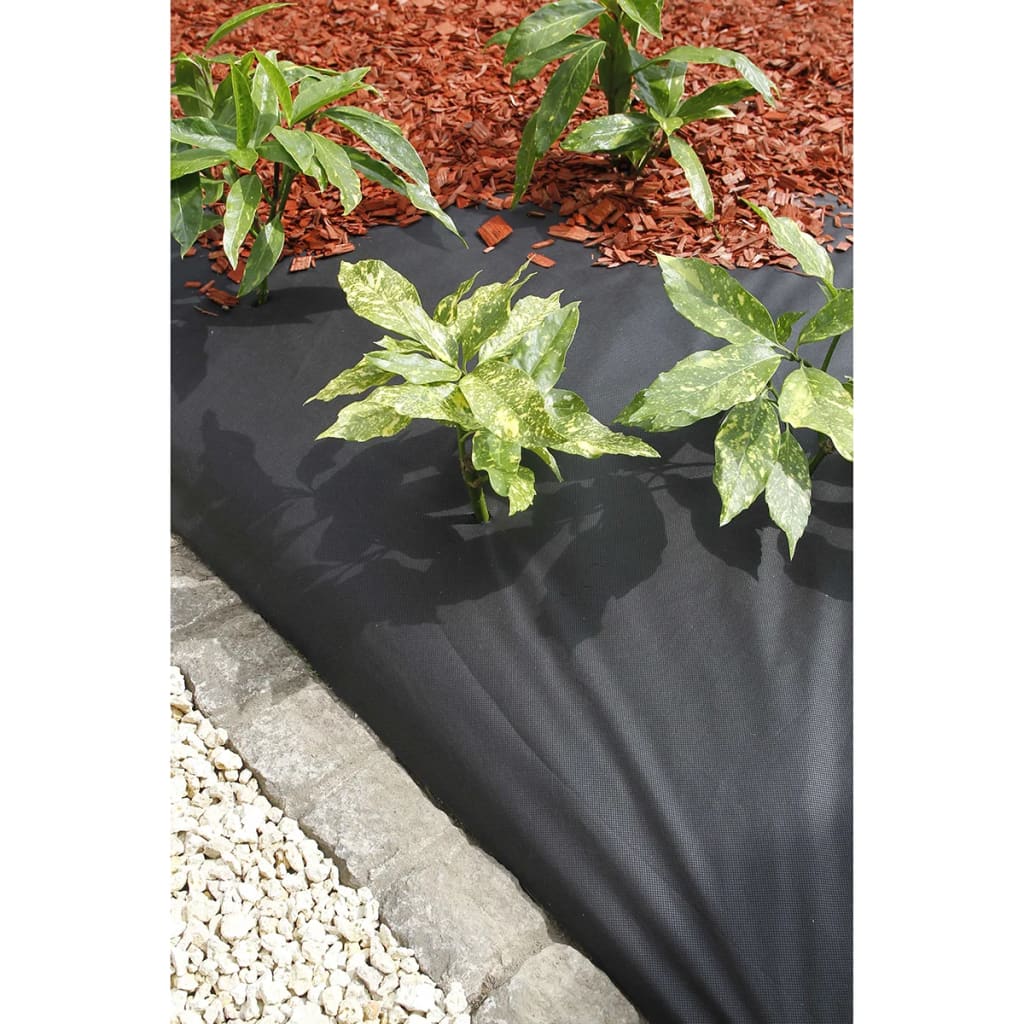 Nature grondbedekkingsvlies 1x10 m zwart 6030228