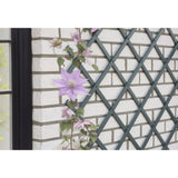 Nature tuinlatwerk 50x150 cm pvc antracietkleurig