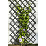 Nature tuinlatwerk 50x150 cm hout antracietkleurig
