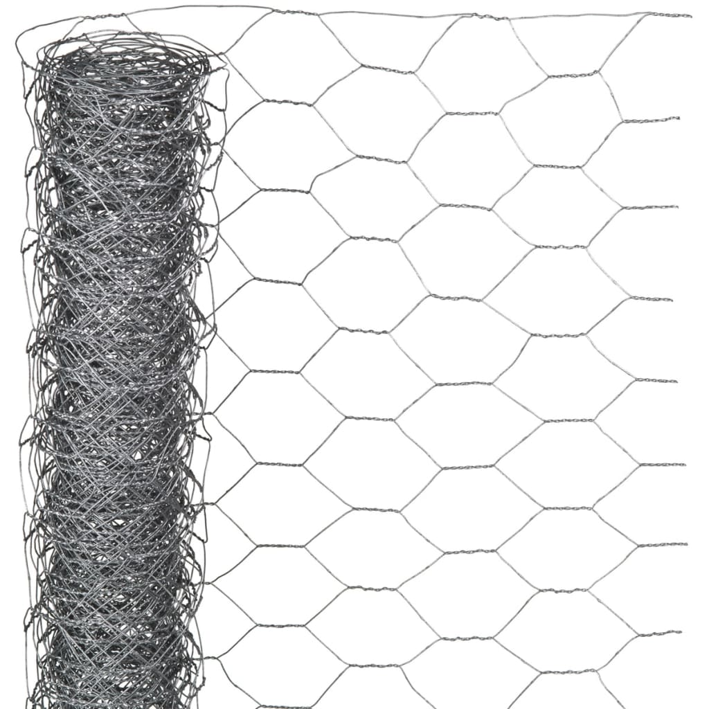 Nature gaas zeshoekig 0,5x10 m 25 mm gegalvaniseerd staal