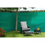 Nature tuinscherm 1x3 m pe groen