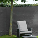 Nature tuinscherm 1,2x5 m pe antraciet