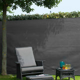 Nature tuinscherm 1,2x5 m pe antraciet