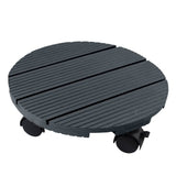 Nature plantentrolley rond ø30 cm antracietkleurig