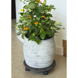 Nature plantentrolley rond ø30 cm antracietkleurig