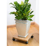 Nature plantentrolley vierkant 30x30 cm bruin bpc