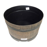 Nature standaard voor regenton met hout-look 45x28,5 cm bruin