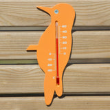 Nature wandthermometer vink oranje