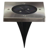 Smartwares Grondspot Torino LED 12 x 13,2 cm RVS IP44 zilver