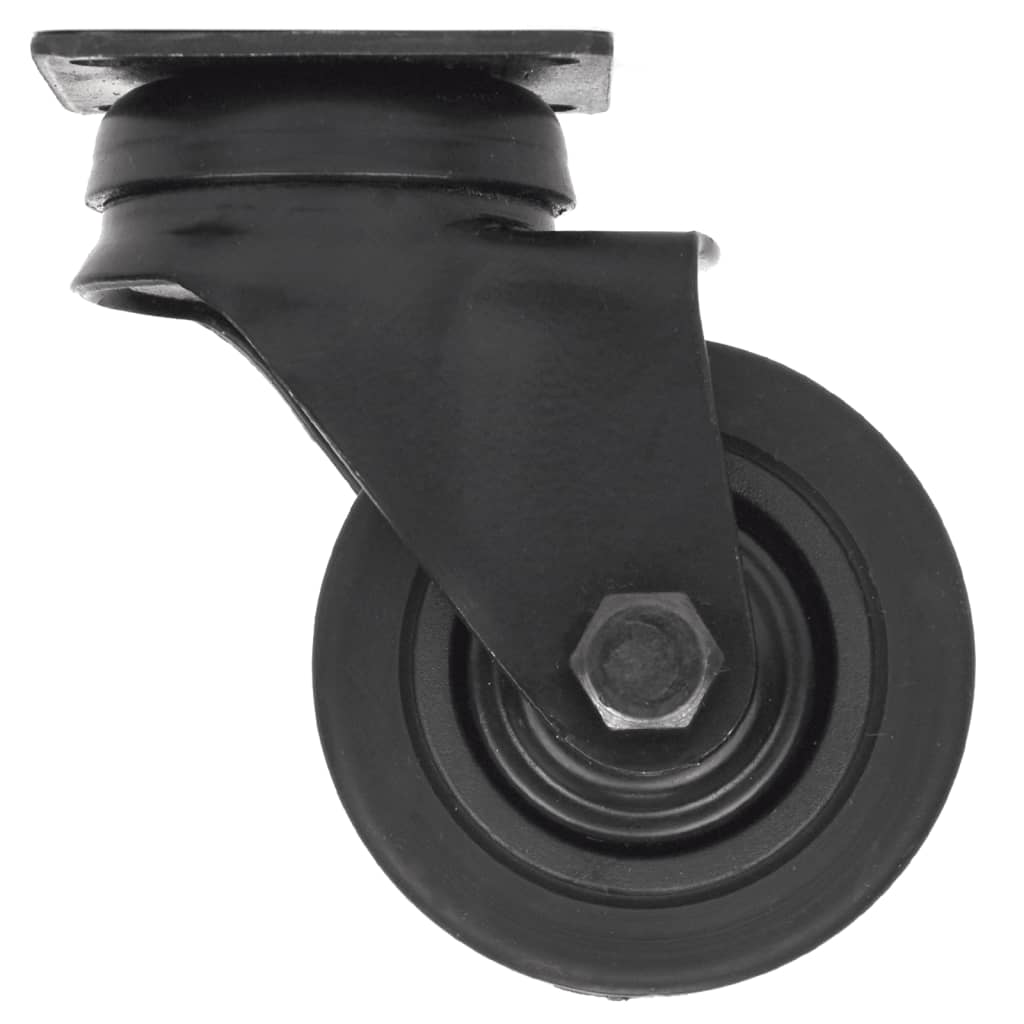 Mac lean 4 st zwenkwiel 75 mm zwart