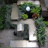 Ubbink waterfall met led venezia roestvrij staal 1312088