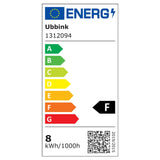 Ubbink niagara waterval met led-verlichting 90 cm roestvrij staal