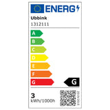 Ubbink waterval met led's nevada 30 cm roestvrij staal