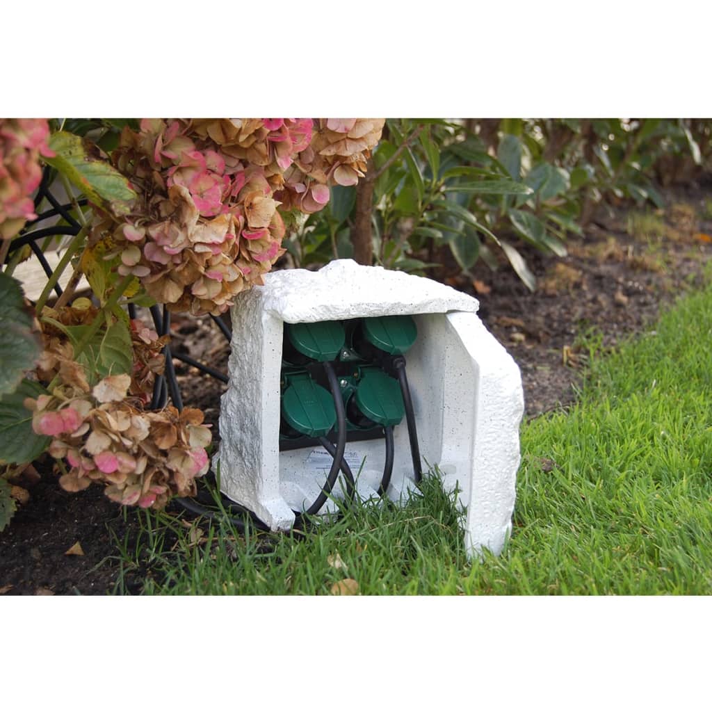 Ubbink buitenstekker decoratief steen look 1354108
