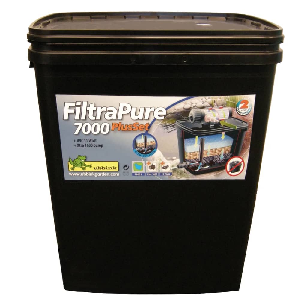 Ubbink vijverfilterset filtrapure 7000 plus 37 l 1355972