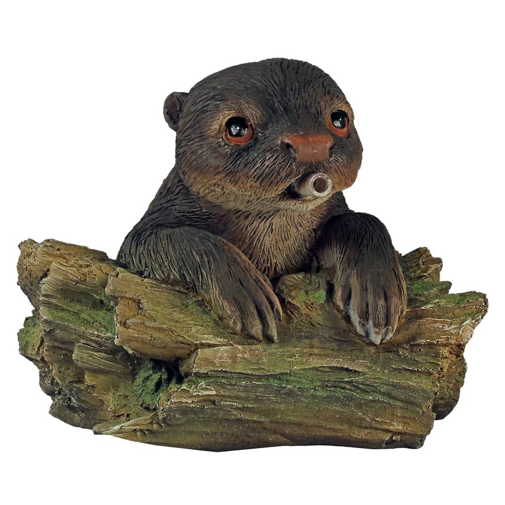 Ubbink drijvende spuitfiguur otter op boomstam