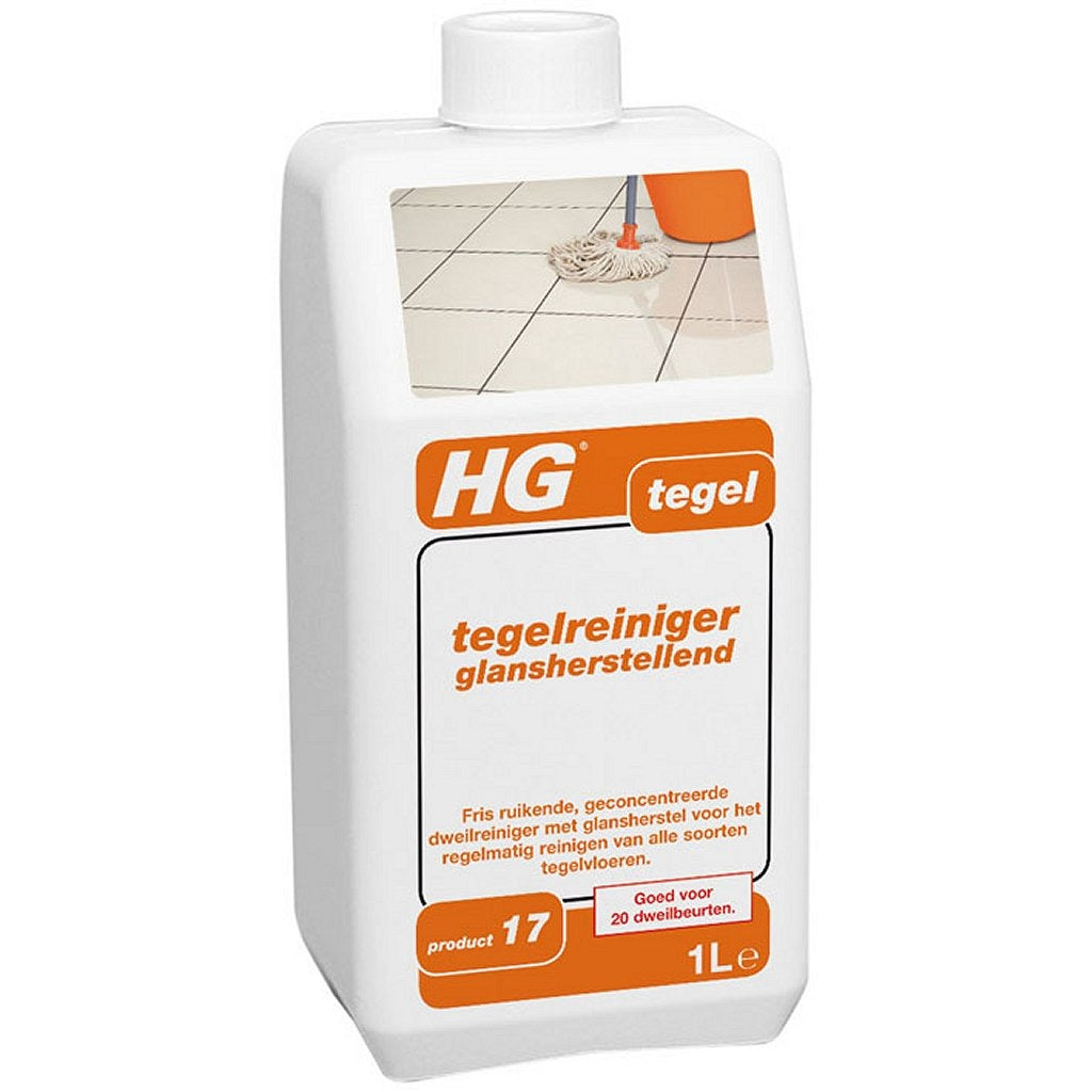 Hg tegelreiniger glansherstellend 1l