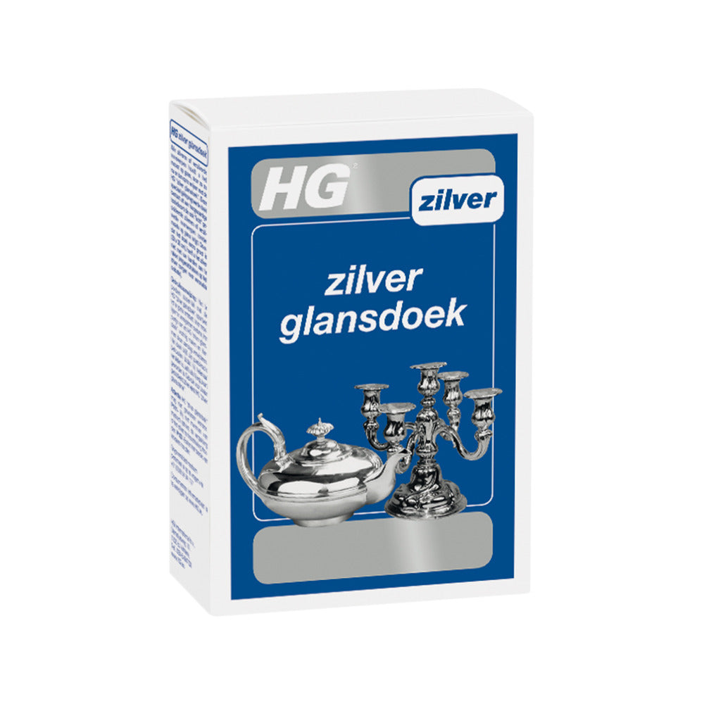Hg zilver glansdoek