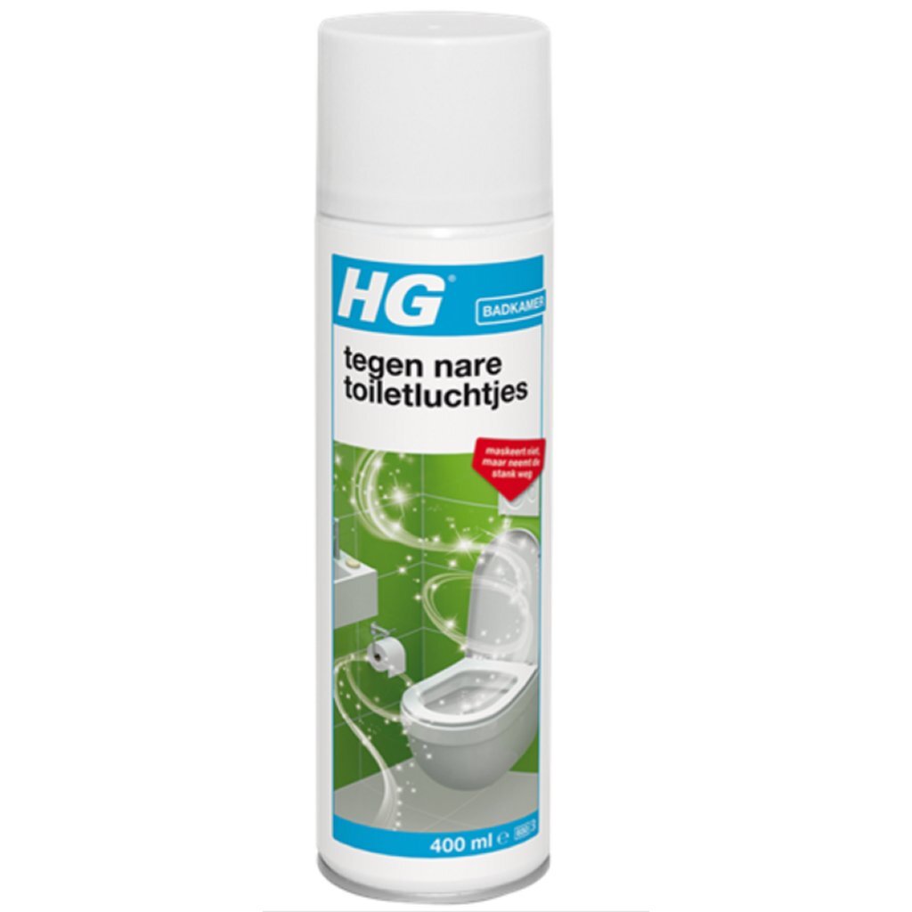 Hg tegen toiletluchtjes + andere nare luchtjes 0,4l