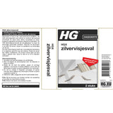 Hg zilvervisjesval 2 stuks
