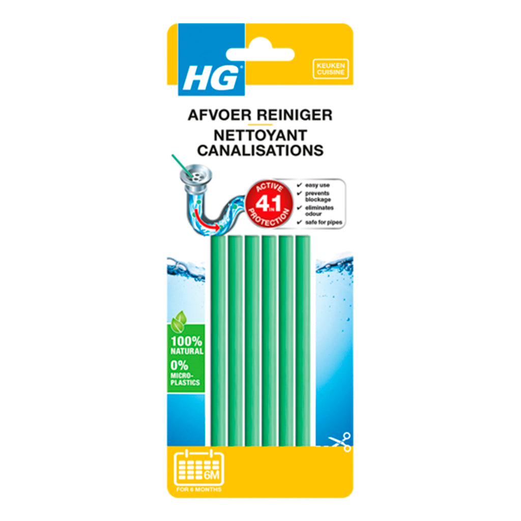 Hg afvoer reinigingssticks 6 stuks