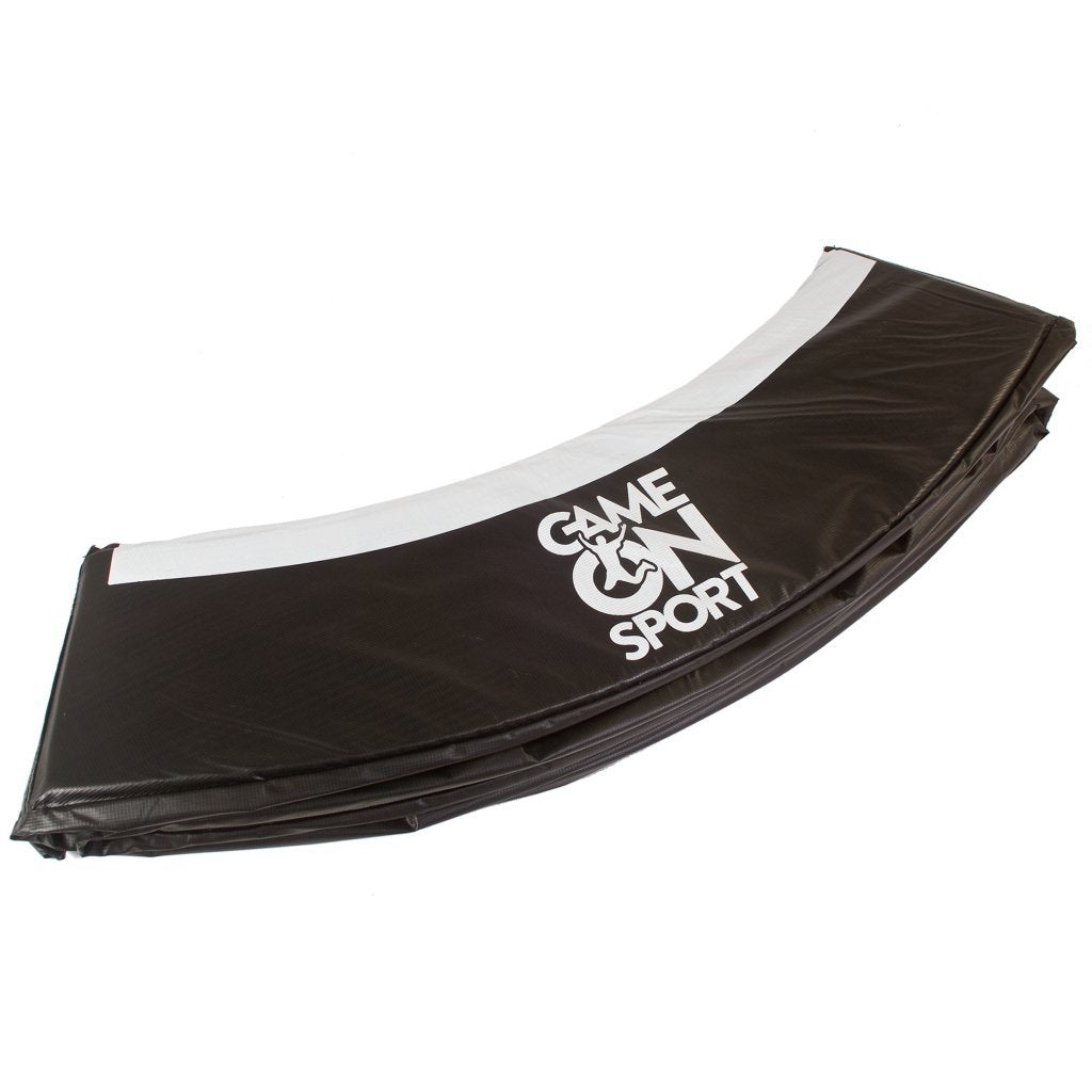 Game on sport trampoline beschermrand 183 cm zwart wit