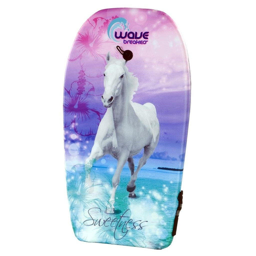 Wave breakers bodyboard met paarden print 83 cm
