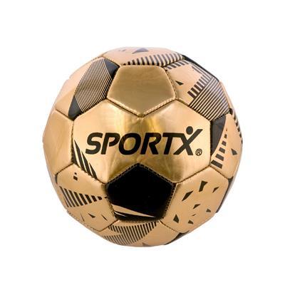 Sportx minivoetbal goud metallic 16cm 160-180gr.