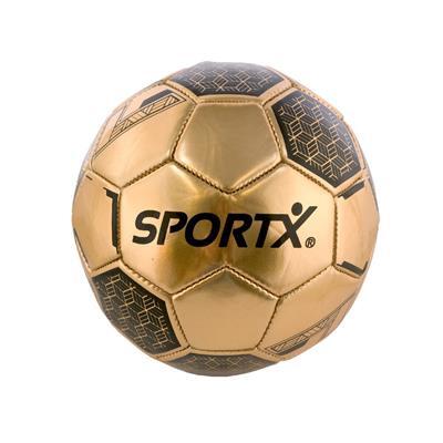 Sportx minivoetbal goud metallic 16cm 160-180gr.