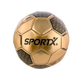 Sportx minivoetbal goud metallic 16cm 160-180gr.