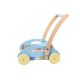 Rubo toys woezel en pip houten blokkenkar 27x35x36 cm