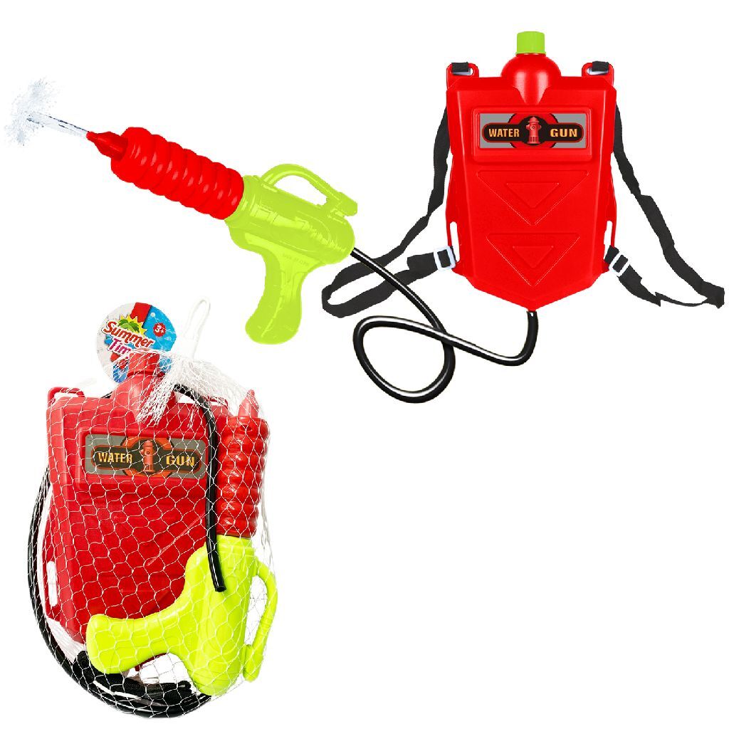 Summertime brandweer waterpistool 2000 ml rood geel