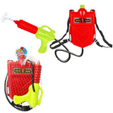 Summertime brandweer waterpistool 2000 ml rood geel