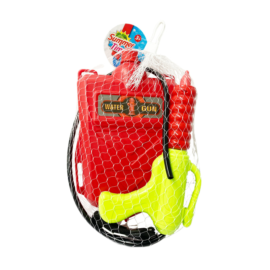 Summertime brandweer waterpistool 2000 ml rood geel