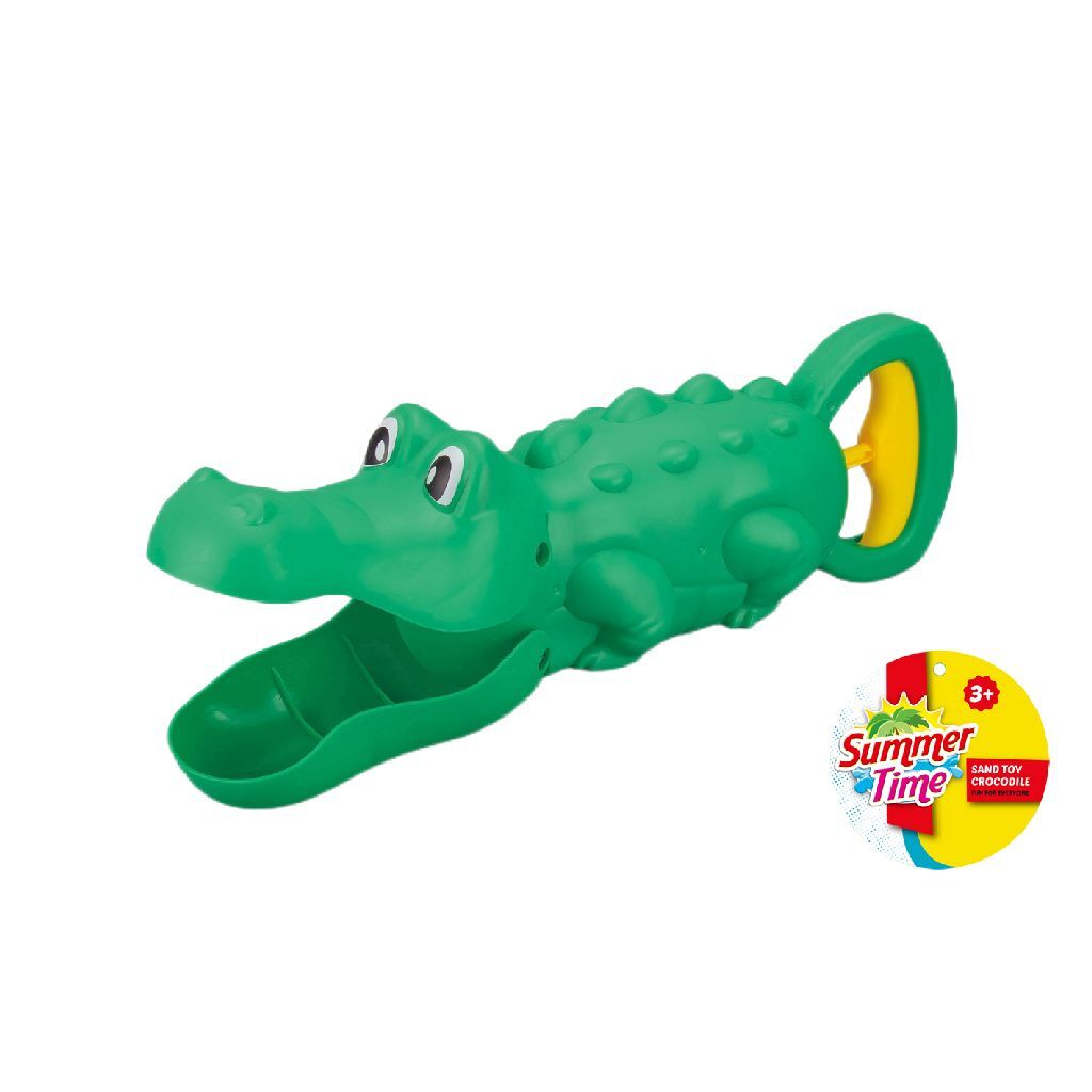 Summertime zand happer krokodil