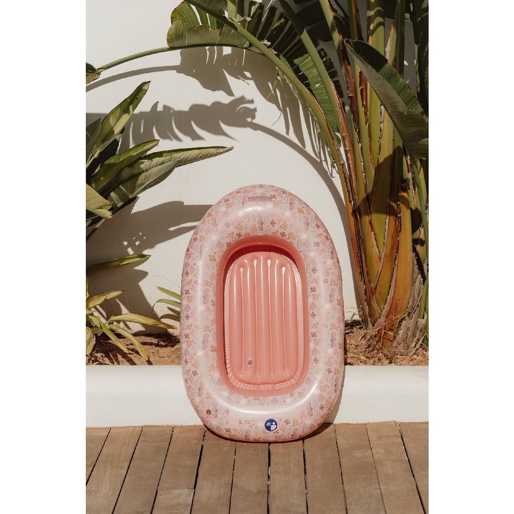 Little dutch ocean dreams opblaasboot 100x67 cm roze