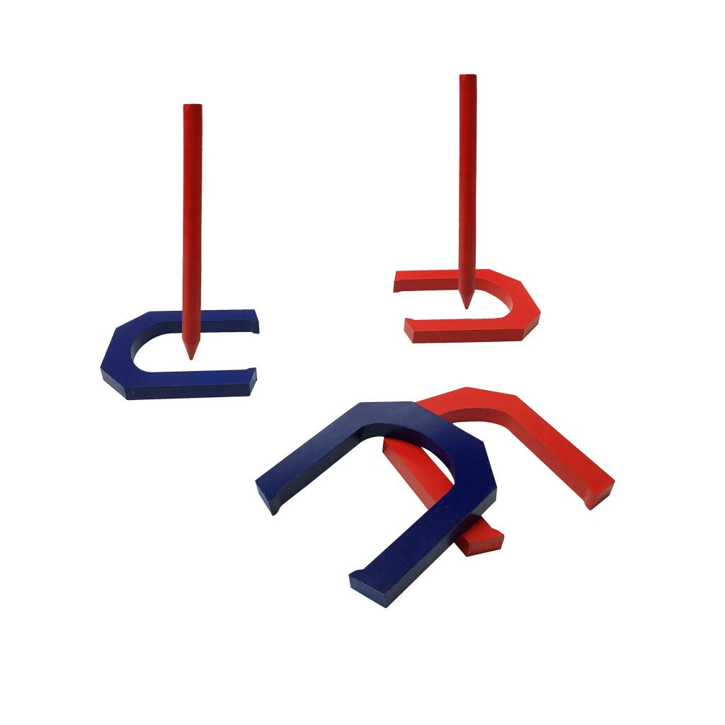 Outdoor play houten hoefijzer werpen