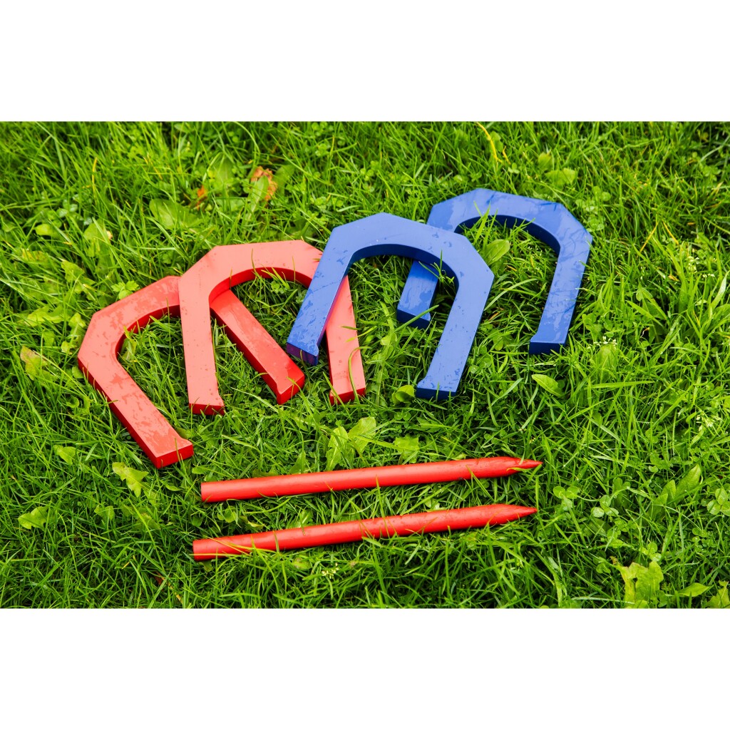 Outdoor play houten hoefijzer werpen