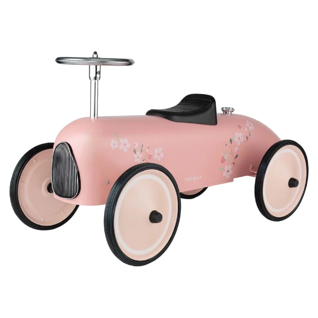 Little dutch retro loopauto roze