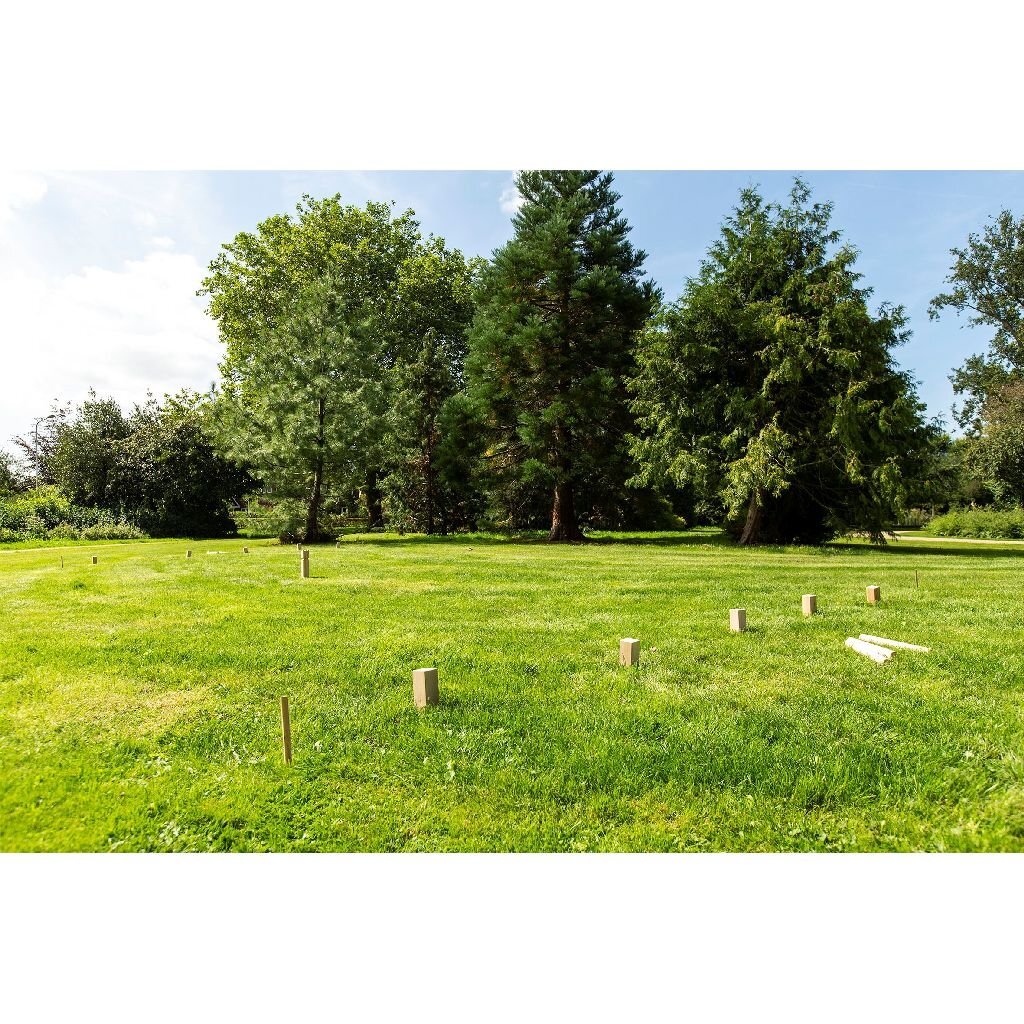 Outdoor play kubb houten werpspel fsc met draagtas