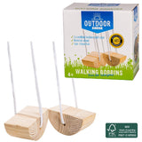 Buitenspeeltuin houten loopklossen