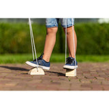 Buitenspeeltuin houten loopklossen