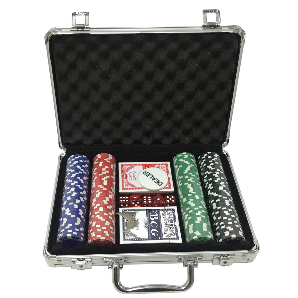 Clown games poker set in aluminium koffer